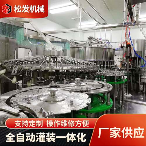 中大型热饮料生产设备果汁调配工艺配方液体果汁饮料灌装机