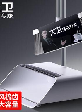 大卫 扫把簸箕套装组合两件套不粘头发软毛梳齿 F2
