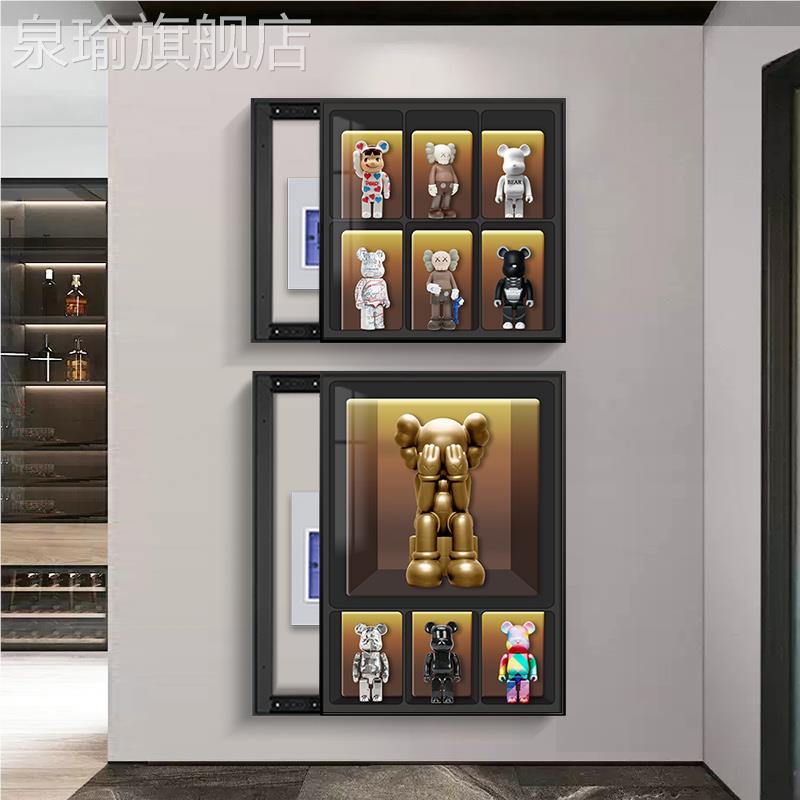 网红代奢遮装电表现箱饰画画潮轻牌电闸挂可定制配电画箱挡免打孔