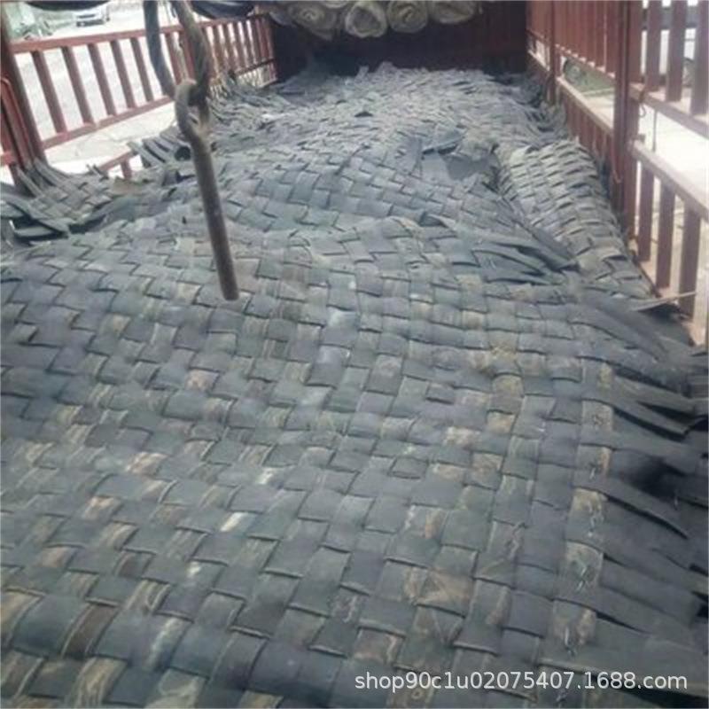 矿用开山飞石橡胶网 隧道口施工炮网 露天工地施工轮胎橡胶炮被