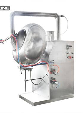 BYC-600自动片剂包衣机零食花生巧克力糖衣机8-15kg每次