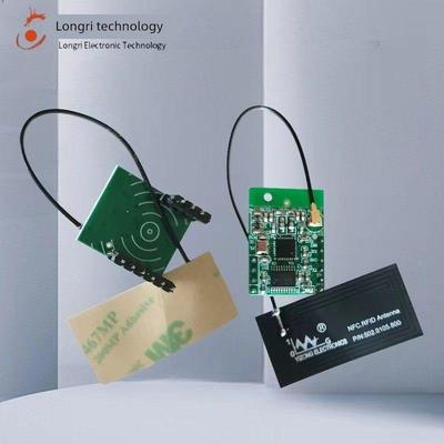 nfc模块小尺寸rfid读写器rfic读卡板 UART嵌入式板外接FPC天线