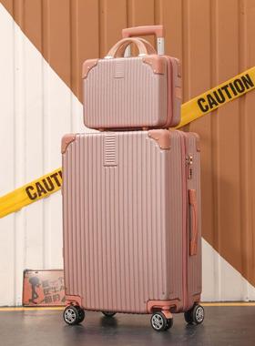 正品网红in潮流子万母行李s箱女时尚拉杆箱大量旅行密码箱子容向