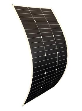 sunpower半柔性太阳能板光伏板120w240w车顶船载太阳能电池充电板