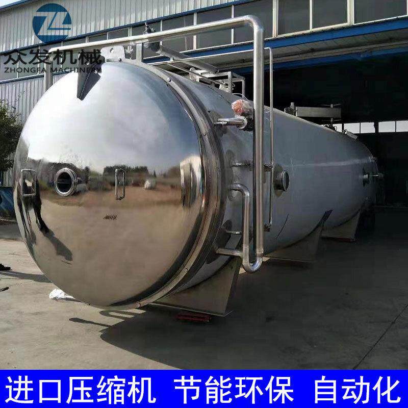 网红面低温冷冻干燥机果蔬脆片冻干机50平鸡鸭肉真空冻干机
