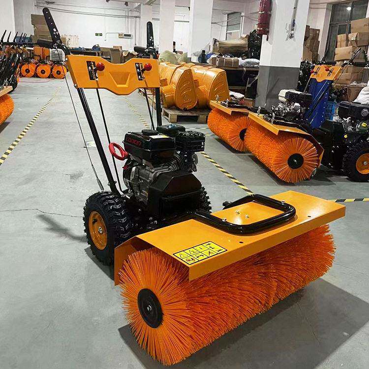 家用手推式除雪机大功率全齿轮自走抛雪扫雪机工地清洁扫灰机