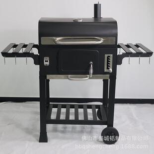烧烤BBQ户外烧烤架 别墅庭院烧烤炉家用木炭烧烤架花园民宿美式