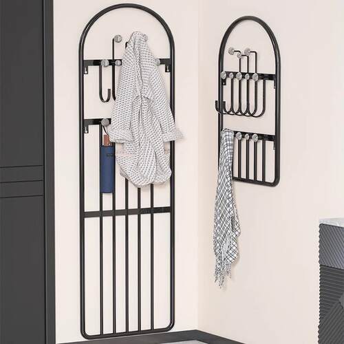 门后挂衣架挂衣板壁挂物衣帽入住宅-LZY户门墙面超薄置架玄关靠架