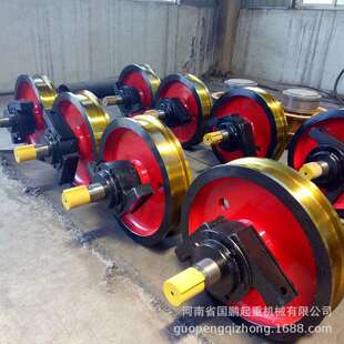 400 500单边双梁小车行走轮龙门吊轨道轮直角平角圆角箱行车轮