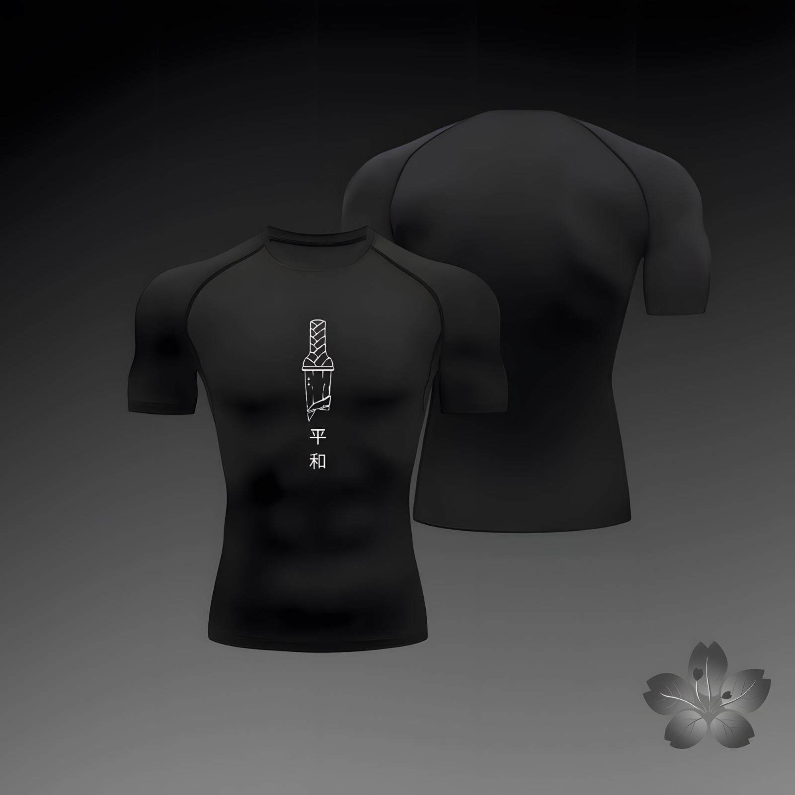 T-shirt short-sleeved training muscle quick-drying