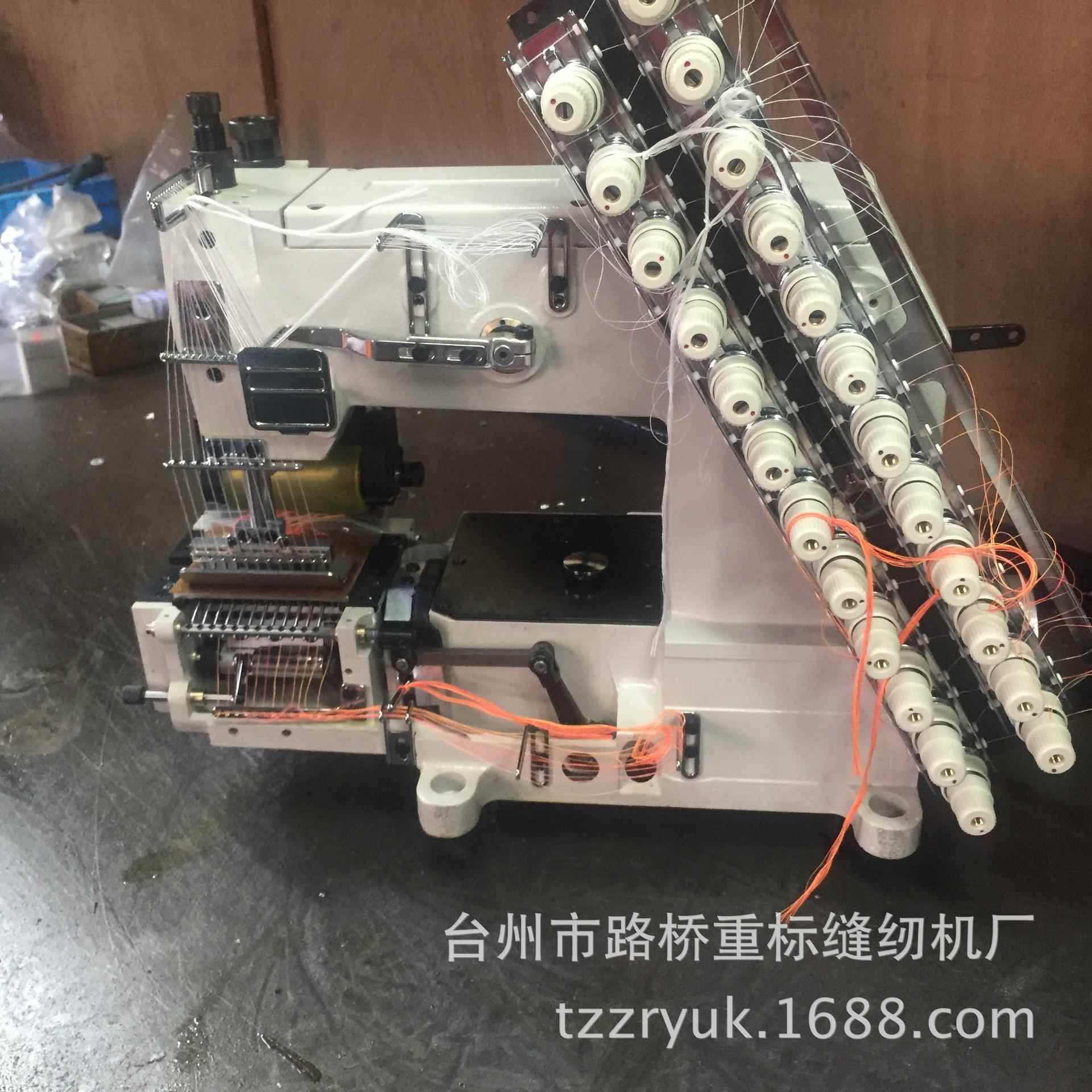 厂家直销1412PSM多针机橡筋打揽机拉腰多种花样工业缝纫机
