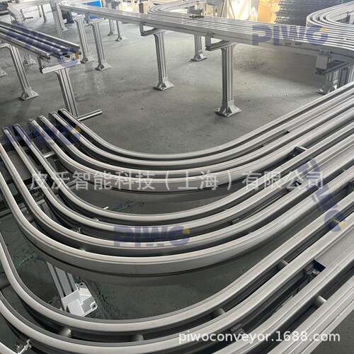 柔性链垂直弯头145mm水平弯头型材齿形链输送梁小半径转弯输送