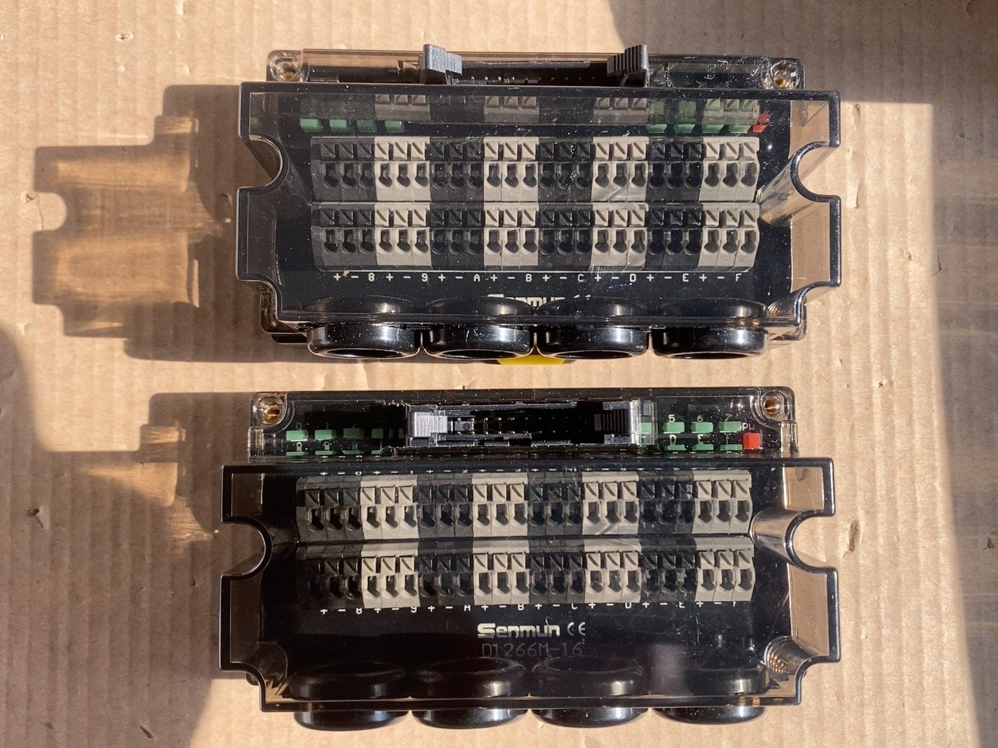 原装正品 三铭信号分线盒端子台 IO信号分线盒 D1266M