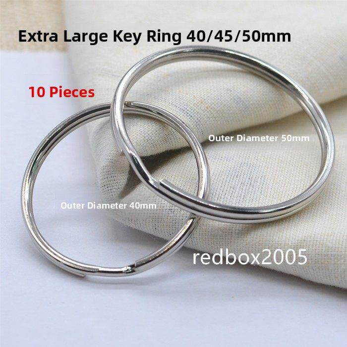 20个 40mm 50mm钥匙圈 钥匙扣 特大号钥匙环 y1095 直径4.5厘米