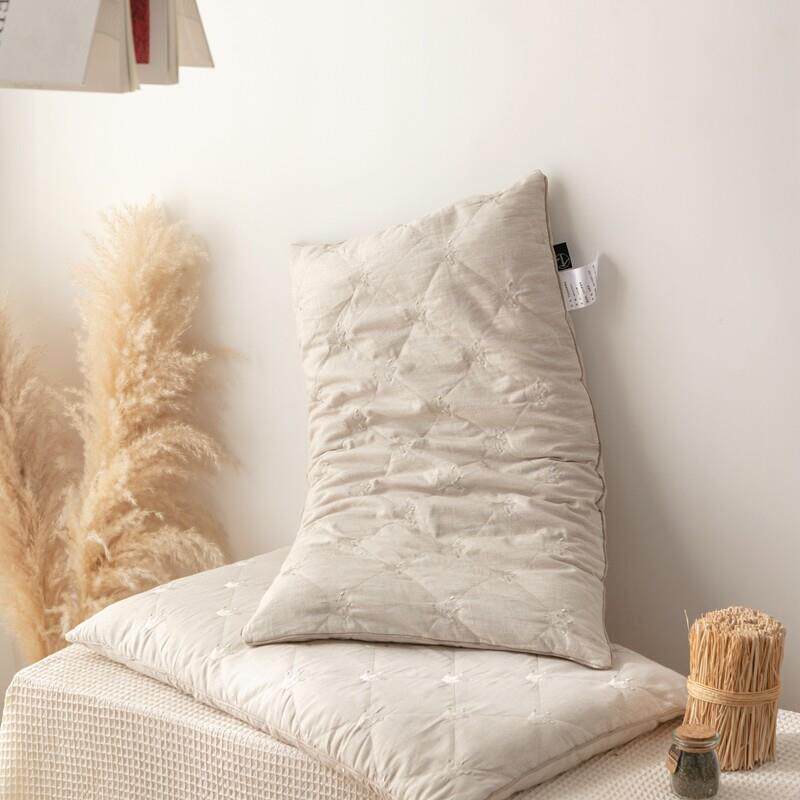 100%纯荞麦枕头全荞麦皮荞可拆洗枕芯护颈椎助睡眠硬枕单人保健