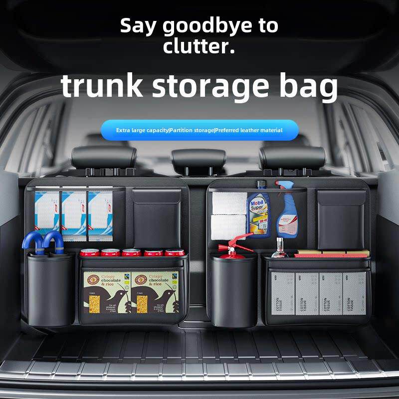 汽车后备箱收纳挂袋越野车SUV用储物袋多功能车载车内尾箱整理盒