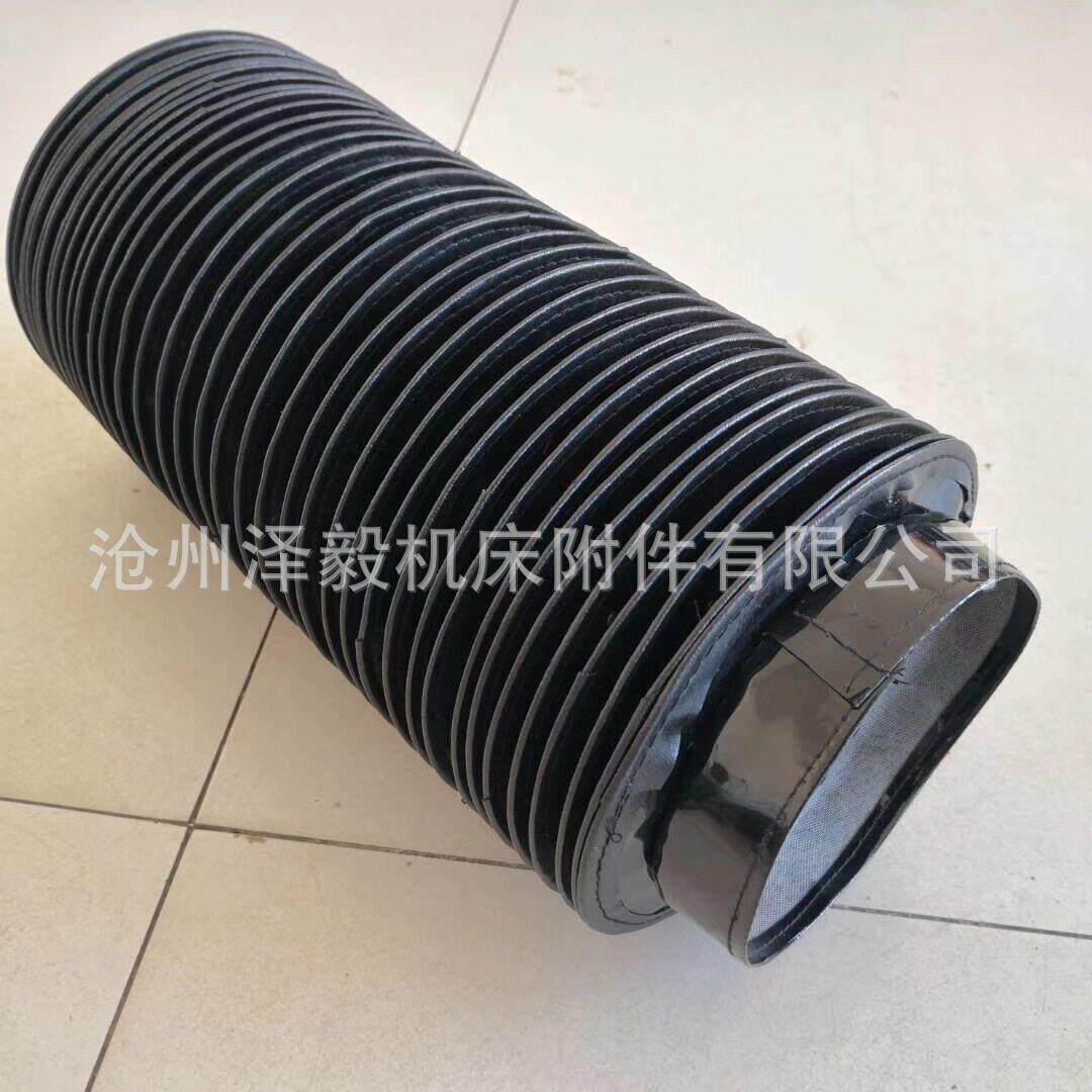供应拉链式丝杆防护罩 气缸油缸圆形伸缩保护套活塞杆丝杠保护套