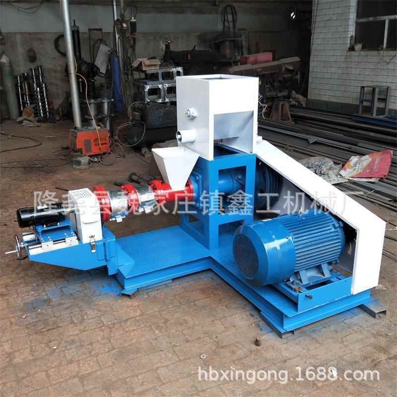 厂家定制狗粮机全自动宠物饲料膨化机漂浮性鱼青蛙颗粒机