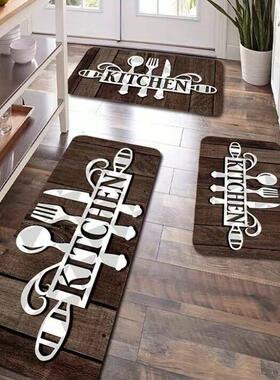 时尚简约北欧风格厨房垫地板地毯房子H