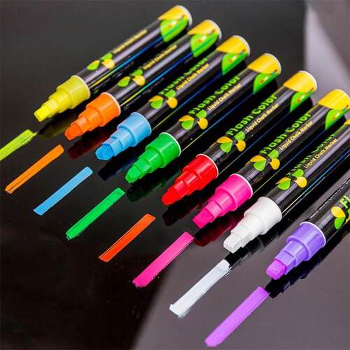 Pens Chalk-Pen School-Marker Painting-Supplies Light-Blackbo