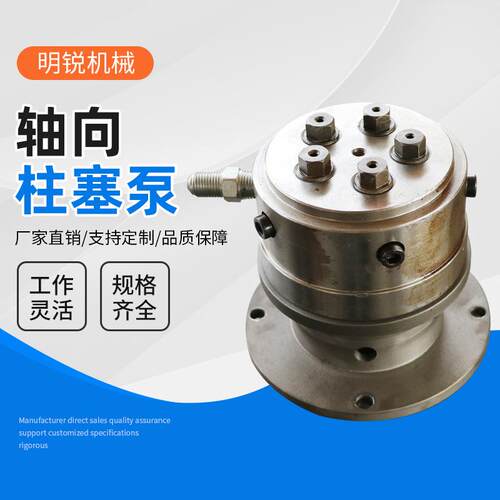 厂家供应轴向柱塞泵三缸排双排低噪音三孔五孔超压柱塞泵