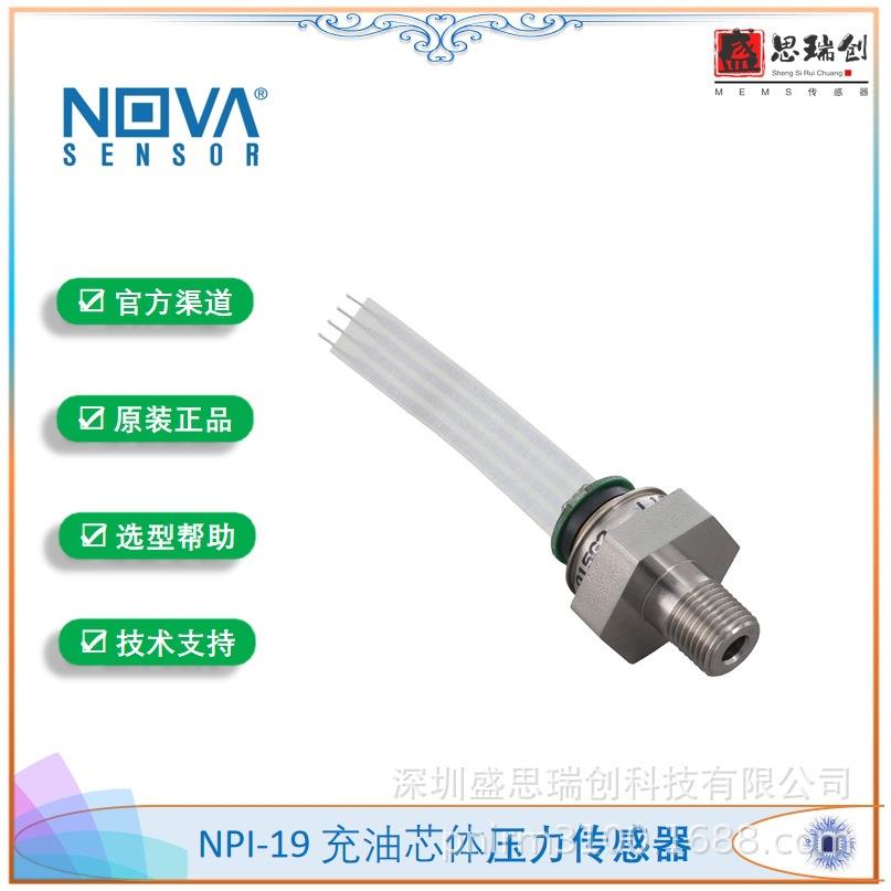 NPI-19H-030AV诺瓦10V恒压激励充油芯体压力传感器0-200kp绝压