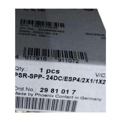 菲尼克斯继电器 PSR-SPP-24DC/ESP4/2X1/1X2 2981017