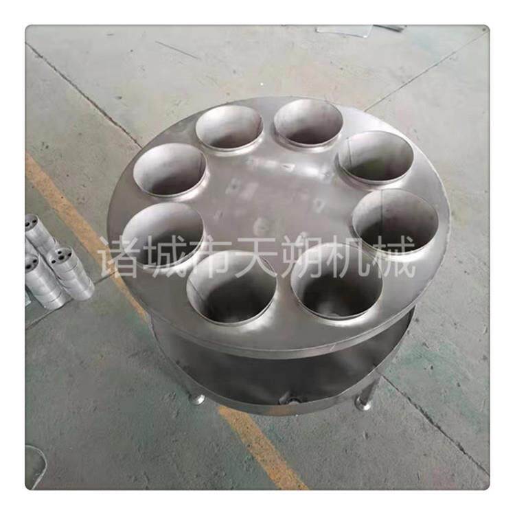 自动旋转式沥血器宰鸡鸭流水线控血槽不锈钢控血机器多锥桶控血池