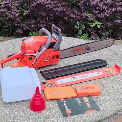 丛人油锯伐锯58油木锯20寸锯链条导油板标配手持林家用S-500大功