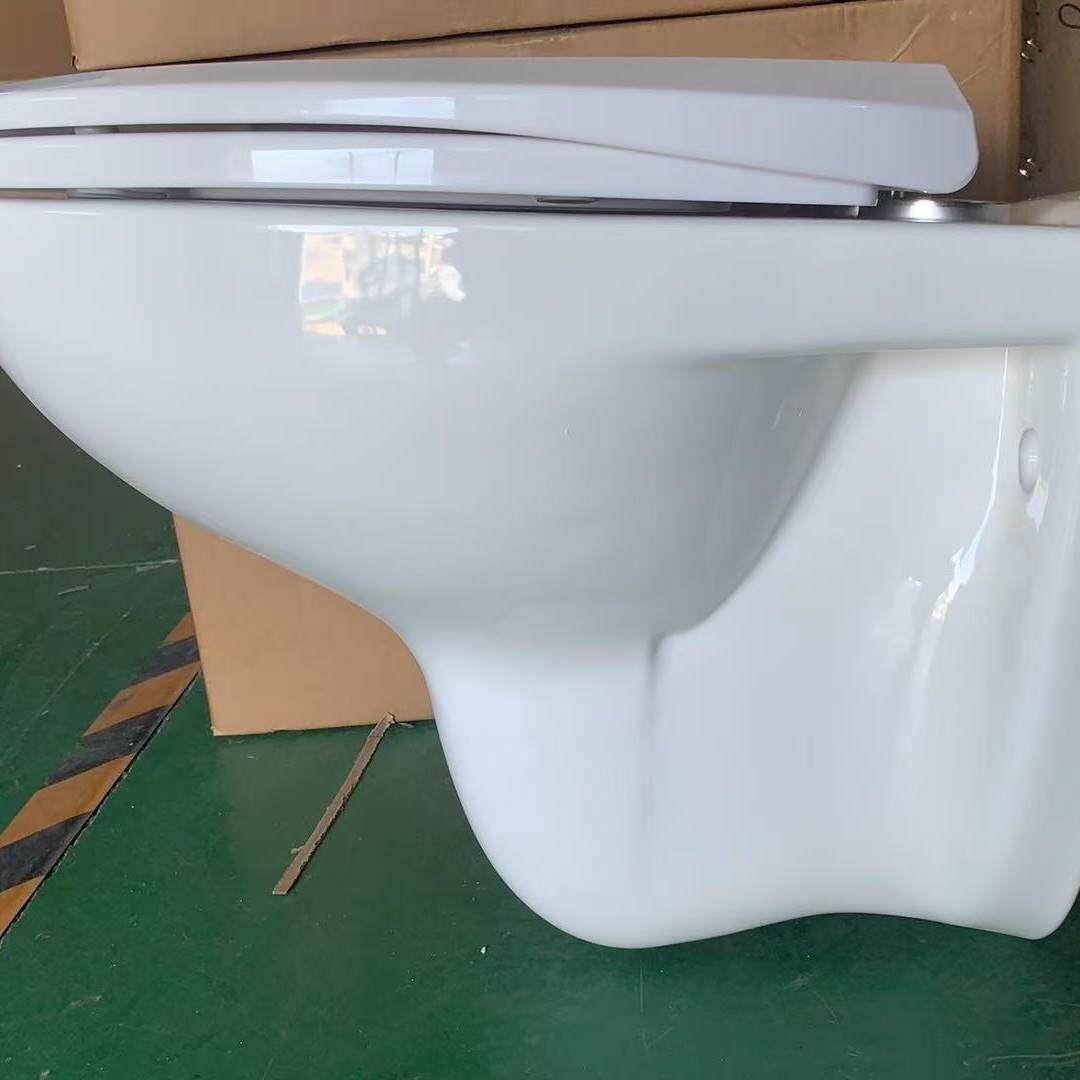船用挂壁式马桶,简易小空间挂式坐便器,墙排后排座便器