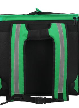 热卖卖伸缩外箱绿色双肩保温野餐包冷骑手车载配送HSD-DZ-0外卖披