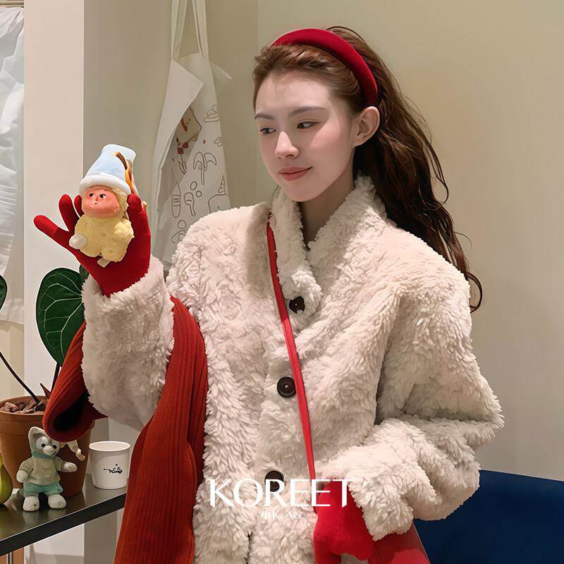 灿烂阳光！红色丝绒宽边发箍女！2026新款发夹高颅顶发箍饰盘发器