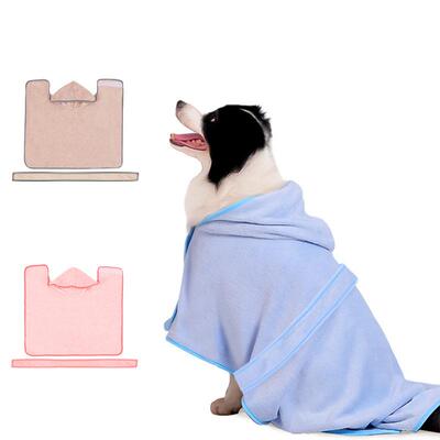 Pet bathrobe quick drying coral fleece 宠物浴袍速干珊瑚绒