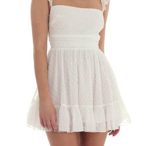 Summer Strap Dress Lace Lace Patch Skirt