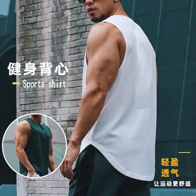 Summer shirt for men tank top sports fitness vest 男运动背心