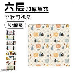 野外旅游野餐垫防潮垫子特厚春游草坪户外露营帐篷野炊地垫ins风