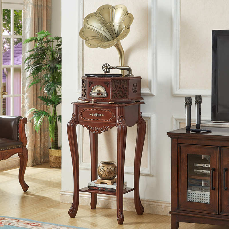 派拉蒙.洛斯贝拉 SP1803【升级涡轮款】落地式留声机  USB 收音机