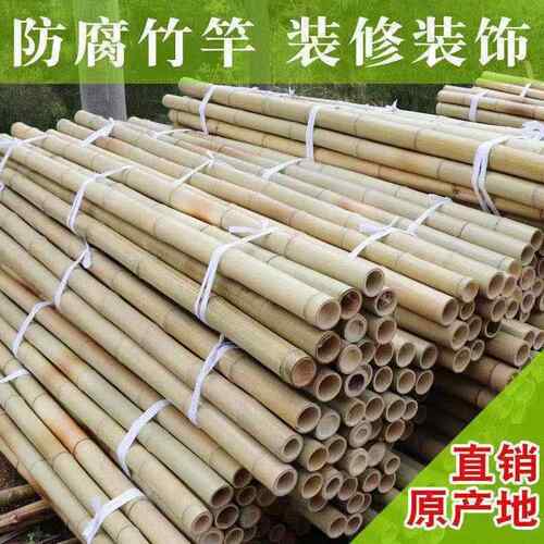 成捆竹竿装饰竹竿防腐竹竿234米毛竹彩旗竹竹竿装修搭架工厂