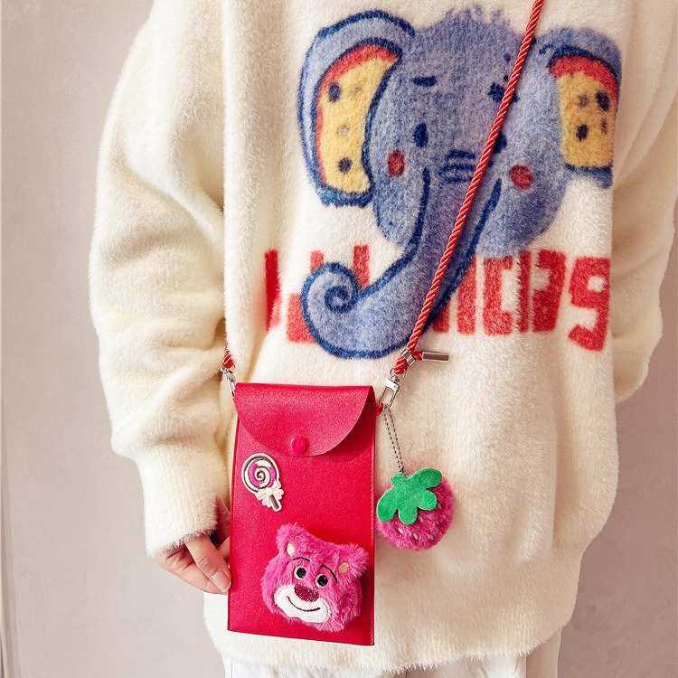 春节拜年pu皮质红包袋斜跨可背压岁包diy手工立体毛绒挂件利是封,节庆用品/礼品,红包/利是封,淘宝优惠券,粉丝福利购,淘宝优惠卷