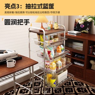 中古小推车家用床边桌子可移动收纳柜家具沙发茶几置物架家居餐车