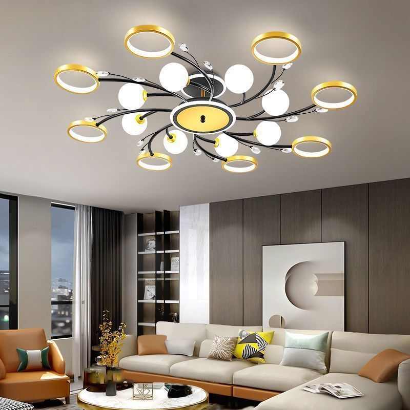 2025客厅灯简约现代吊灯创意个性餐厅卧室灯北欧轻奢大气灯具大全