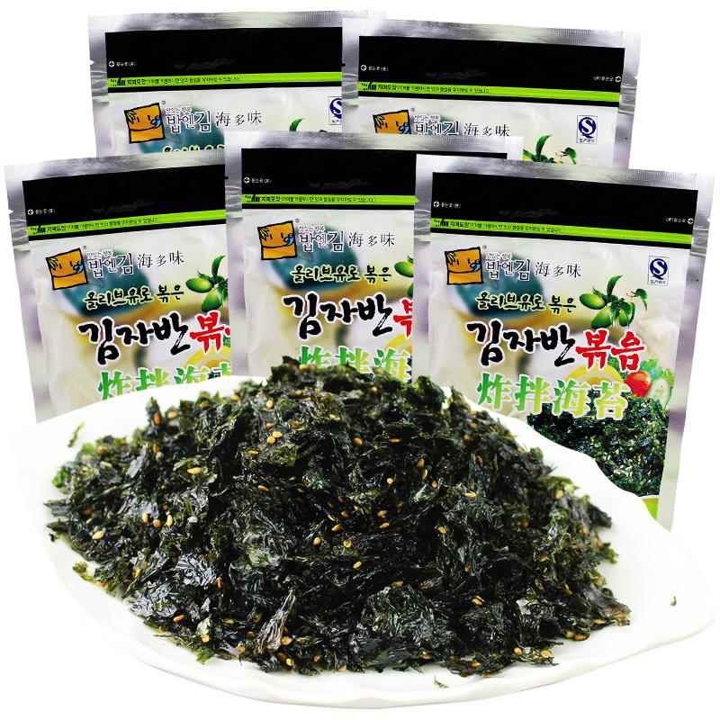 海多味炸拌海苔三角饭团海苔韩国拌饭海苔碎紫菜即食海苔儿童零食