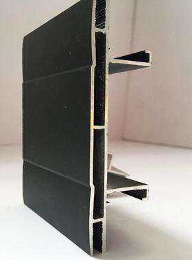供应高清平面LED立式双面8cm卡布灯箱广告牌黑白色铝合金边框型材