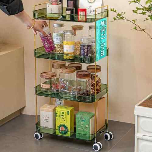置架物厨房小推车能收纳大架容量分层架夹缝多功无死角移B-3449/3