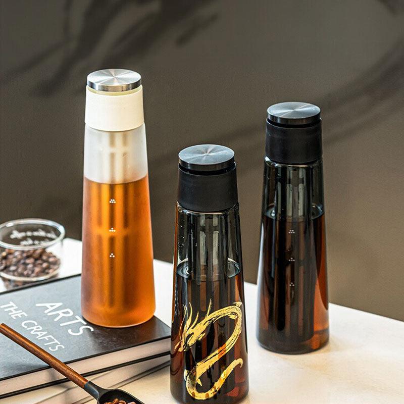 TIMEMORE泰摩冰锥冷泡瓶冷萃壶600ml玻璃咖啡壶过滤壶赠漏斗杯刷
