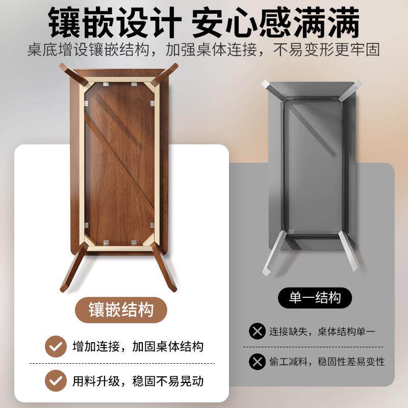 实腿客厅大书桌桌办公子书房电脑阅JDE读学桌习长木条桌家用国学