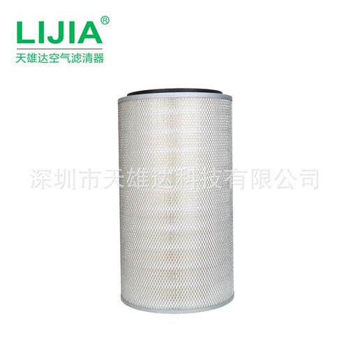 深圳滤清器厂家 185HP空气滤芯生产 铁盖一头通空气滤清器芯