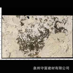 山飞奢石面白色大理石817洗雪手台茶几面天然大理石背景狐墙板