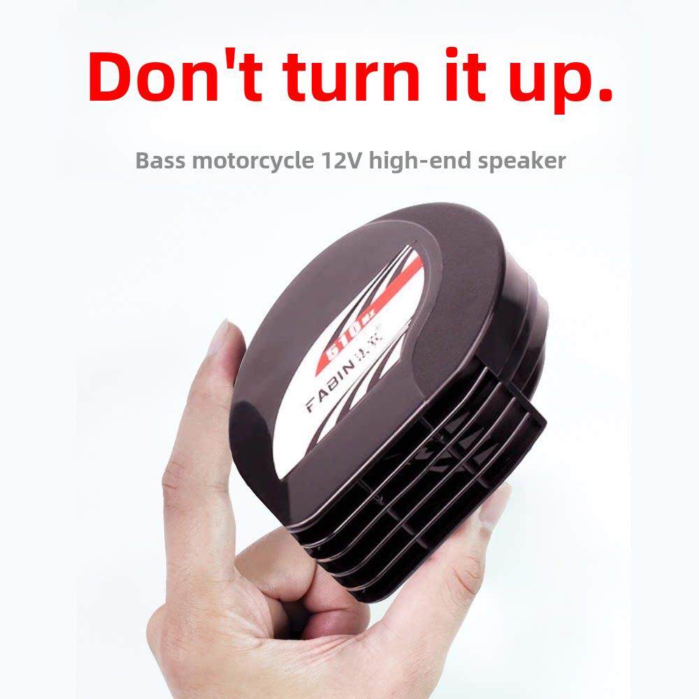 摩托车喇叭12V超强防水电动喇叭双音汽笛喇叭超薄汽车蜗牛电动喇