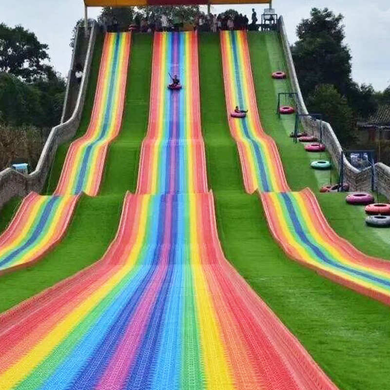【彩虹滑道】 户外景区网红彩虹滑道 滑草旱滑游乐设备彩虹滑道
